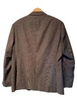 Vorschaubild 2 von Sakko Herren Gr. 54/XL Grau Strukturmuster Business Langarm Knopf