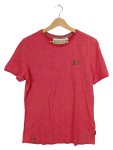 Vorschaubild 1 von T-Shirt Herren Rot Gr. 52/L Baumwolle Polyurethan Meliert Casual