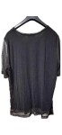 Vorschaubild 5 von Damen Top Gr. 48 Schwarz Strassbesatz Mesh Glamourös