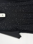 Vorschaubild 4 von Damen Top Gr. 48 Schwarz Strassbesatz Mesh Glamourös