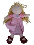 Vorschaubild 1 von Stoffpuppe Prinzessin Rosa Kuschelpuppe Mädchen Puppenhaus Püppchen