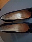 Vorschaubild 2 von Damen Pumps Wildleder Blau Gr. 36 Schleife Klassisch