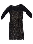 Vorschaubild 3 von Damen Spitzenkleid Schwarz Gr. S 36 Langarm Elegant Party