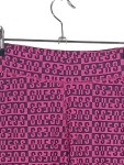 Vorschaubild 3 von Damen Leggings Logo-Print Pink Schwarz Gr. XS Streetwear