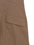 Vorschaubild 4 von Leichte Weste Damen Gr. 38/M Beige Viskose Uni Klassisch Ärmellos Knopf