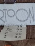 Vorschaubild 6 von Leichte Weste Damen Gr. 38/M Beige Viskose Uni Klassisch Ärmellos Knopf