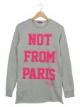 Vorschaubild 2 von Sweatshirt Kinder Gr. 158 Grau Baumwolle Schriftzug Casual Langarm