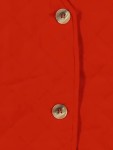 Vorschaubild 3 von Steppweste Damen Rot Gr. 36/S Polyester Uni Casual Ärmellos Freizeit