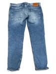 Vorschaubild 2 von Anbass Herren Jeans Slim Fit W36/L32 Blau Destroyed Organic Cotton