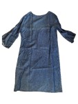 Vorschaubild 2 von Damen Jeanskleid Lyocell Gr. 36/S Blau Volantärmel Casual