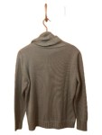 Vorschaubild 5 von Pullover Damen Grün Gr. 42/XL Baumwolle Uni Klassisch Langarm Alltag