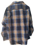 Vorschaubild 4 von Freizeithemd Herren Gr. 44/XXL Blau Baumwolle Kariert Casual Langarm