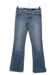 Vorschaubild 1 von Jeans Straight Leg Damen Blau Gr. W29 Baumwolle Uni Casual Freizeit Flare