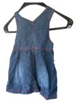 Vorschaubild 4 von Jeanskleid Kinder Blau Gr. 92 Baumwolle Uni Casual Alltag Frühjahr/Sommer