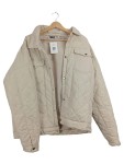 Vorschaubild 1 von Steppjacke Damen Gr. 38/M Beige Polyester Uni Casual Langarm