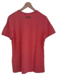 Vorschaubild 2 von T-Shirt Herren Rot Gr. 52/L Baumwolle Polyurethan Meliert Casual