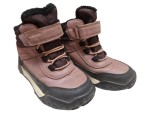 Vorschaubild 1 von Schneestiefel Kinder Gr. 26 Rosa Leder Klettverschluss Outdoor Amphibiox