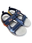 Vorschaubild 1 von Kinder Sandalen Gr. 30 Blau Orange Klettverschluss Sportlich