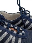 Vorschaubild 4 von Sneaker low Damen Gr. 37 Blau Leder Schnürung Casual Freizeit Uni