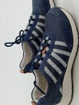 Vorschaubild 2 von Sneaker low Damen Gr. 37 Blau Leder Schnürung Casual Freizeit Uni