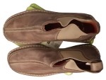 Vorschaubild 2 von Stiefeletten Damen Gr. 37 Braun Leder Slip-On 2 cm Casual Alltag Pratik