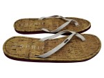 Vorschaubild 1 von Sandalen Damen Gr. 40 Weiß Kunststoff Slip-On 1 cm Casual Freizeit Uni