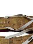Vorschaubild 2 von Sandalen Damen Gr. 40 Weiß Kunststoff Slip-On 1 cm Casual Freizeit Uni