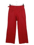 Vorschaubild 1 von Cargohose Damen Gr. W29/38/M Rot Baumwolle Uni Casual Freizeit 39 cm