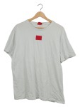 Vorschaubild 1 von T-Shirt Herren Weiß Gr. 54/XL Baumwolle Logo-Print Casual Kurzarm Freizeit