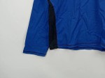 Vorschaubild 4 von Langarmshirt Herren Blau Gr. 52/L Baumwolle Uni Sportlich