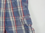 Vorschaubild 3 von Cargo Shorts Herren Blau Gr. W33/50/L Baumwolle Kariert Casual 44 cm