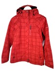 Vorschaubild 1 von Outdoorjacke Damen Gr. 36/S Rot Polyester Kariert Langarm Herbst/Winter