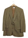 Vorschaubild 1 von Sakko Herren Beige Gr. 54/XXL Kariert Klassisch Langarm Business