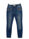 Vorschaubild 1 von Damen Jeans Gr. 30 Blau Nieten Skinny Stretch Denim