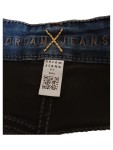 Vorschaubild 3 von Jeans Slim Fit Damen Blau Gr. W31/40/L Baumwolle Uni Casual Alltag Knopf L27