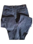 Vorschaubild 2 von Jeans Slim Fit Damen Blau Gr. W31/40/L Baumwolle Uni Casual Alltag Knopf L27