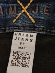 Vorschaubild 4 von Jeans Slim Fit Damen Blau Gr. W31/40/L Baumwolle Uni Casual Alltag Knopf L27