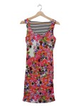Vorschaubild 1 von Sommerkleid Damen Mehrfarbig Gr. 36/S Viskose Blumenmuster Farbenfroh