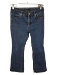 Vorschaubild 1 von Bootcut Jeans Damen Gr. W28/36/S Blau Baumwolle Uni Klassisch Alltag