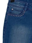 Vorschaubild 2 von Jeans Regular Fit Kinder Blau Gr. 158 Baumwolle Uni Casual Freizeit 32 cm