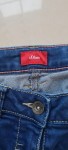 Vorschaubild 6 von Jeans Regular Fit Kinder Gr. 158 Blau Baumwolle Uni Casual Alltag Knopf
