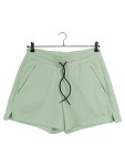 Vorschaubild 1 von Sportshorts Damen Gr. 40/L Grün Polyester Uni Sportlich Reißverschluss