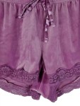 Vorschaubild 2 von Schlafanzug Damen Lila Gr. 38/M Polyester Uni Feminin Freizeit