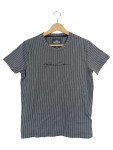 Vorschaubild 1 von Herren T-Shirt Nadelstreifen Grau XS Baumwolle Casual