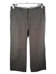 Vorschaubild 1 von Stoffhose Damen Gr. W28/36/S Grau Baumwolle Kariert Klassisch L34