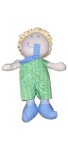 Vorschaubild 1 von Pure Nature Stoffpuppe Junge mit Flügeln Engel grün 25cm
