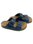 Vorschaubild 1 von Kinder Sandalen Pantoletten Blau Gr. 30 Kork Fußbett