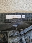 Vorschaubild 3 von Mom Jeans Damen Gr. 42/XL Grau Metallic Glitzer Baumwolle