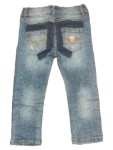 Vorschaubild 1 von Kinder Jeans Skinny Fit Gr. 74 Blau mit Flicken Denim