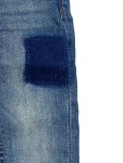 Vorschaubild 4 von Kinder Jeans Skinny Fit Gr. 74 Blau mit Flicken Denim